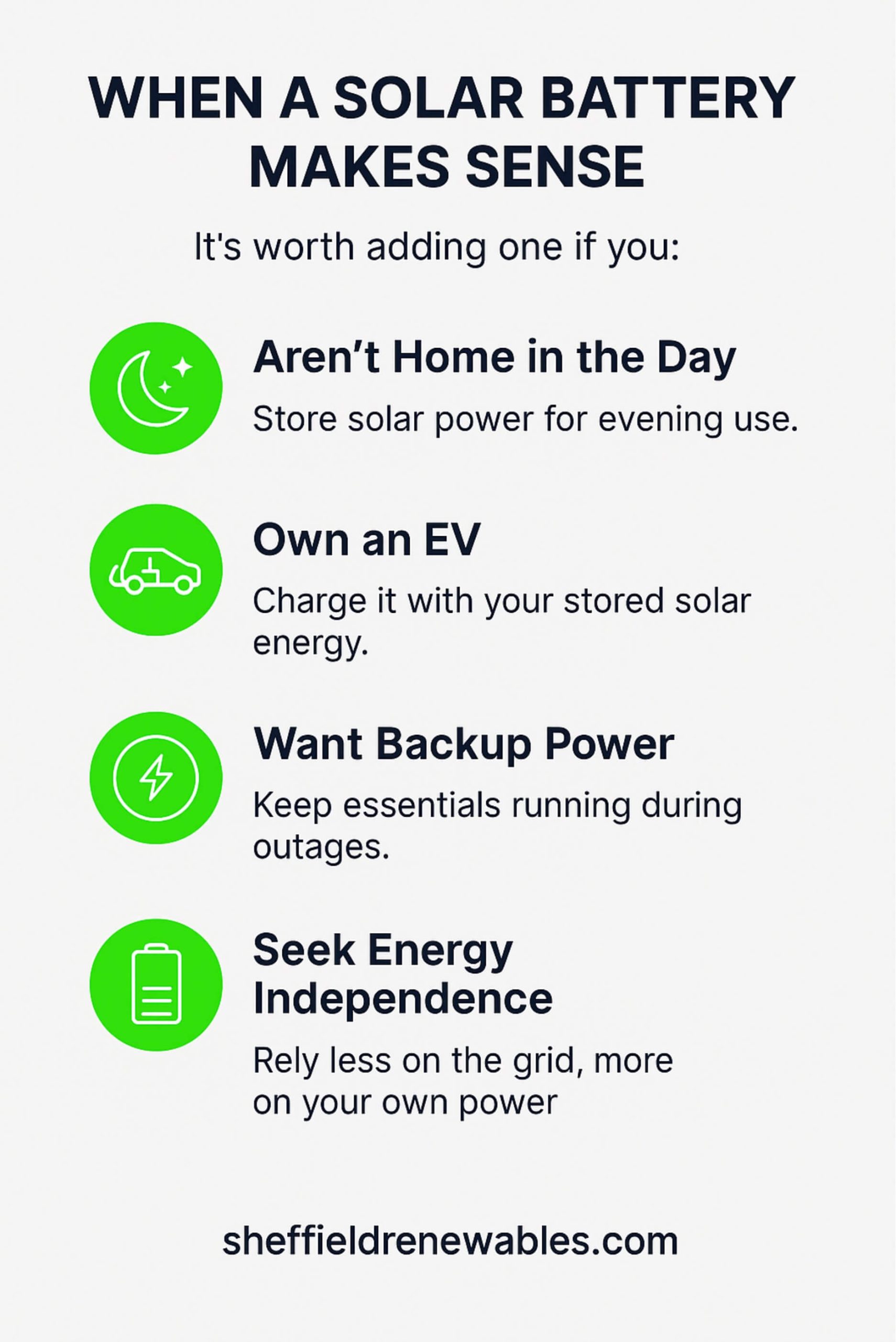 when solar battery make sense