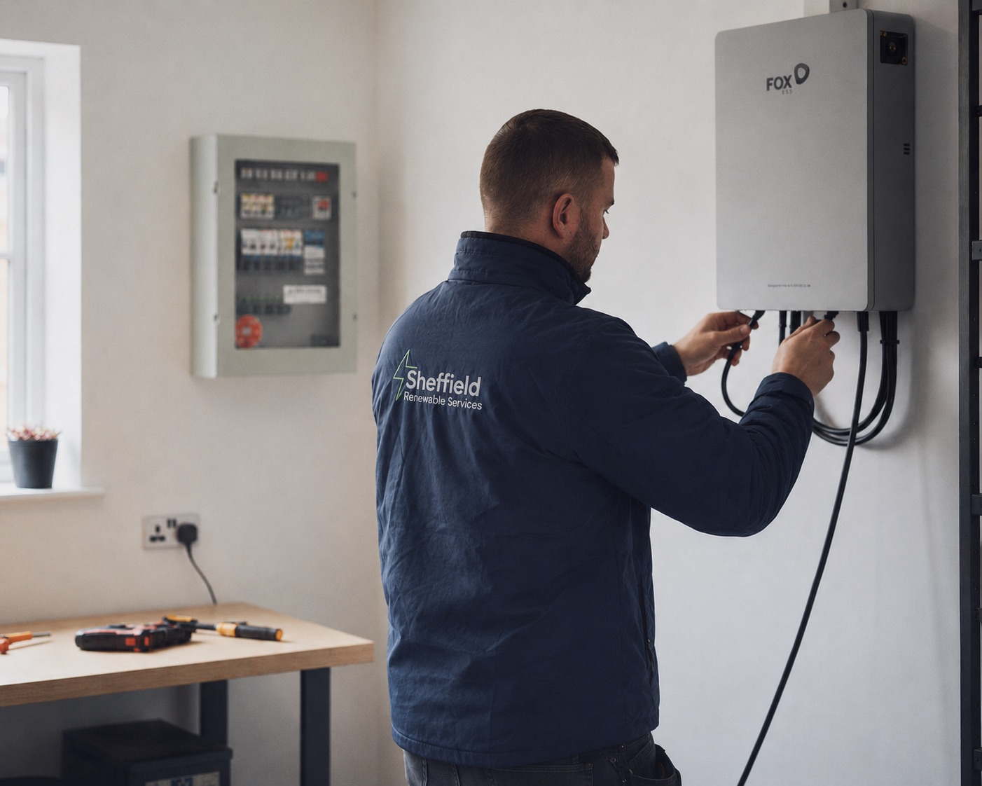 battery storage installation