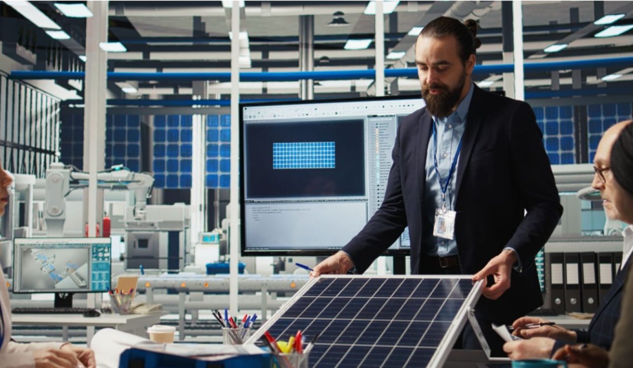 Solar panel for business